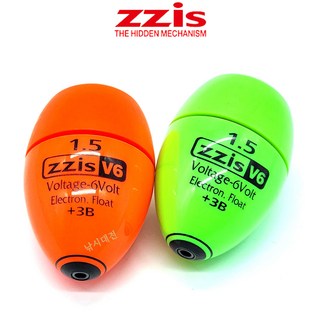 찌스 V6 전자구멍찌 바다전자찌, 오렌지, 1개