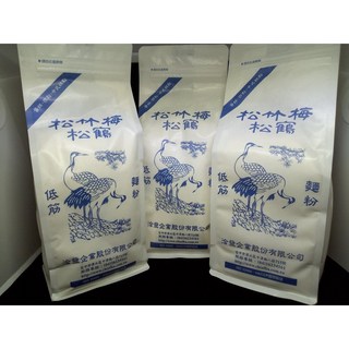糖軒町 洽發松鶴低筋麵粉1kg-適用於各式糕點製作-輕鬆享受烘焙樂趣, 1個