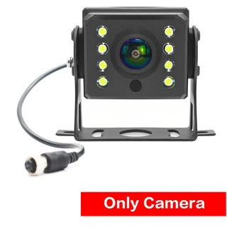 AHD 1080P 트럭 후면보기 카메라 버스 Paking 자동차 12-24V 8 Led 나이트 비전 방수 모니터 용, 02 Black