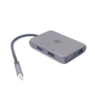 惠普 TC235 USB-C集線器 七合一擴充多功能，高速傳輸，輕巧便攜, 1個