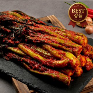 호야마트 (여수)돌산 갓김치 2대째 전통!! 국내산!!, 1박스, 1kg