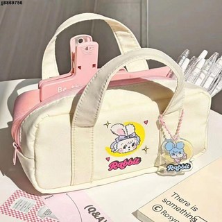 學生筆袋 原版奶油兔兔筆袋文具盒大容量手提文具袋初高中女生日系可愛收納, 超值小水桶一個,正品原版+極速發貨+下單送禮, 1個