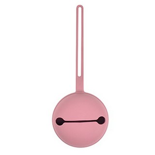 酷喜幼幼 可攜式奶嘴收納球-奶嘴包 奶嘴盒 牙膠收納，外出必備，安全無毒材質, 1個, 粉-(偏款)