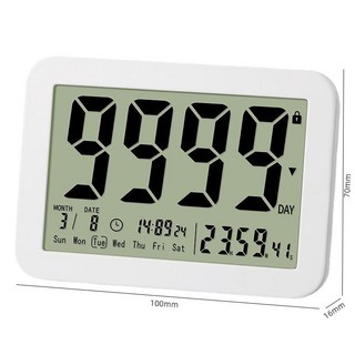 倒數日曆 天數計時器 學生考研桌面電子日曆 考試實驗項目時間管理器, 1個, YS-281 天數計時