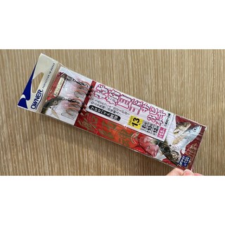 OWNER 特船目玉 SABIKI仕掛 魚皮鉤 雙轉環 小搞搞釣組 船釣線組 NO.38820 桃園東區釣具, 1個, 13號 (3本鉤*2組)