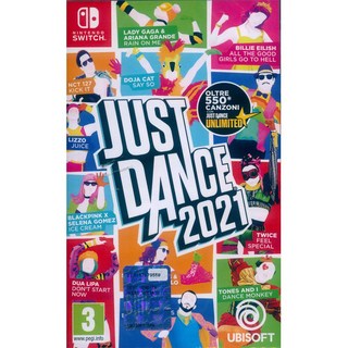 NS SWITCH 舞力全開 2021 中文版 Just Dance 2021 舞力全開21 腕帶 現貨全新 遊戲, 1個, 舞力全開2021中文歐版