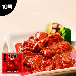 킹닭 킹매운맛 닭다리살 100g x 10팩 통닭다리살 통다리살 식단관리 닭다리 순살, 10개