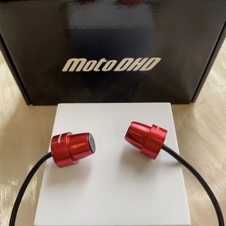 蘇菲雅生活百貨 摩托車行車記錄器 高清雙鏡頭 機車行車記錄器 雙頭記錄器 頭盔式記錄器, 720 P 不附卡, 紅色, MotoDHD 鋰電池版 雙鏡頭