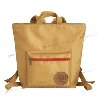 idalza 日本亞麻貓咪自然風後背包書包雙肩包