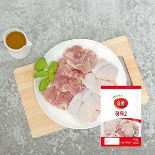 올품 국내산 1등급 냉장 닭다리살, 2개, 1kg