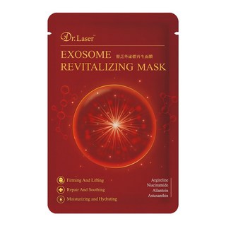 Dr. Laser 靈芝外泌體再生面膜 緊緻拉提、保濕修護 打造年輕光澤肌膚, 1組, 4入