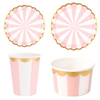 일회용 접시컵 세트