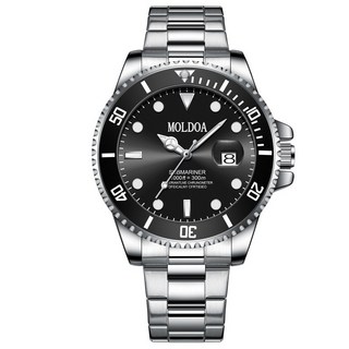 MOLDOA 商務手錶 潛水者系列 夜光 日曆 防水 機械錶