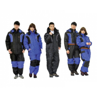 겨울철 해상작업 퀵 오토바이 냉동창고 배달라이더 옥스포드 방수방한복