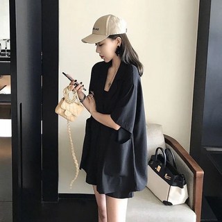2025夏季洋氣小個子氣質炸街網紅初春職業韓版西裝短褲三件套裝女