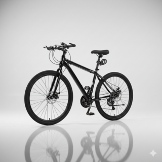 쾌주 로드자전거 트렉자전거 사이클 그래블 트랙자전거 사이클자전거 싸이클 자전거, 1개, 154cm, 유광 블랙(21단)