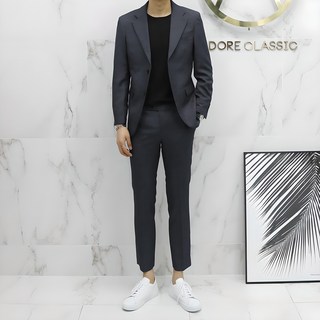 ADORE CLASSIC 大尺碼休閒西裝外套+長褲套裝