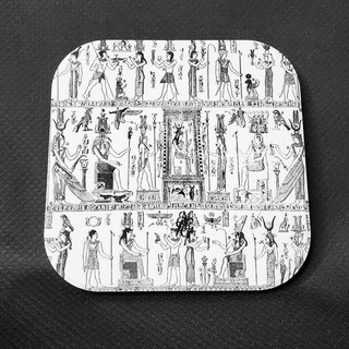 鶯歌陶瓷藝術杯墊 - 設計師款 浮雕壁畫 拿破崙埃及夢 - 交換禮物/特色禮品, 1個