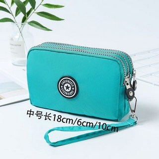 2024新款 水洗牛仔三扣飾手機零錢包 女士包中包 鑰匙收納 迷你硬幣包