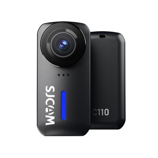 FLYone SJCAM C110 4K高清 IP65 防塵防霧 磁吸式 EIS防抖 微型攝影機 微型記錄器, 1個, 黑色,標配+32G