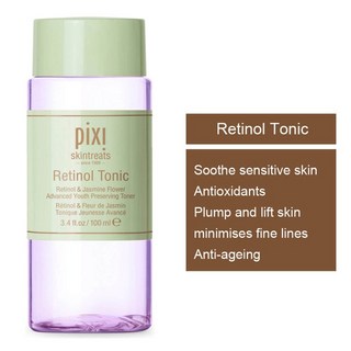 fizz 톤업베이스 Pixi 5% 글리콜 산 페이셜 토너 하이드레이트 오일 컨트롤 각질 제거 모공 강화 모든 피부 타입 보습 에센스 100ml, 1개