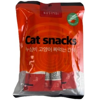 누심비 고양이 간식 15g 대용량 길고양이 100개 대용량, 연어맛