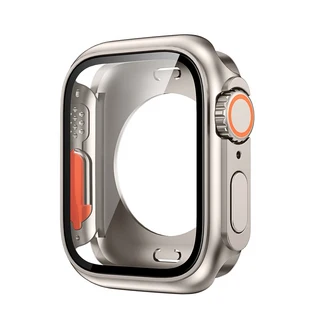 Apple Watch 10 용 Ultra PC 케이스로 변경 42MM 화면 보호기 커버 시리즈 유리, 01 42MM, 03 TiG