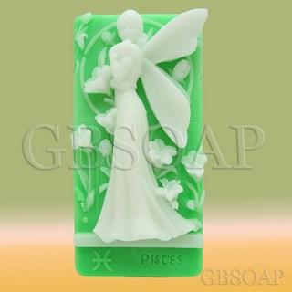 十二星座之雙魚座花仙子 香氛手工皂 採用英國Jo Malone 英國梨與小蒼蘭香味, 1個, 145g