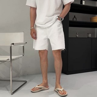 치트키 몬즈 2컬러 코튼 데님 숏팬츠