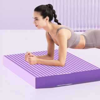 엑시멀 충격흡수 두꺼운 미니 요가매트, 1개, 블랙