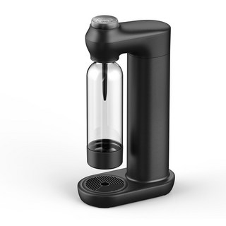 110v氣泡水機 蘇打水機 碳酸飲料打氣 可樂 家用 可攜式 汽泡機器 旅行氣泡機 氣泡水機，帶氣氣瓶, kt-158a（黑色）