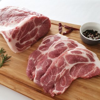 힐링미트 수입산 목전지 왕목살 2kg 제육용 3mm, 1개