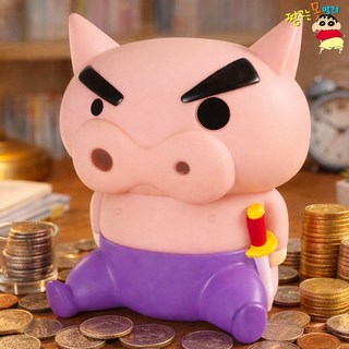 짱구는 못말려 부리부리 대마왕 저금통 인테리어 데스크테리어 소품 집들이 선물, 1개