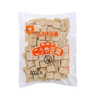 【日本Misuzu】一口高野豆腐（業務用 / 500g）, 500g, 1個