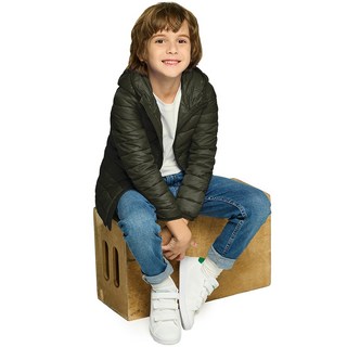 테슬라 패커블 주니어 경량 패딩 후드 자켓 TM-ZKJ13