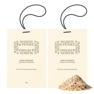 메종드 펜세 퍼퓸 에어프레셔너, 2개, 베이비 파우더