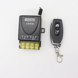 台灣出貨 【優選】 台灣出貨 汽車出品 遙控開關12V/24V/220V直流遙控開關無線智能水泵油泵汽車電瓶斷電, 1個, 黑色遙控開關【8-72V】一個遙控