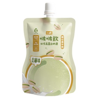 i oh 啵啵飲 開心果牛奶 低卡高蛋白奶昔 營養豐富 方便攜帶, 35g, 1個