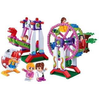 반바오 프렌즈 여아 어린이 선물 학교 유치원 교구 교육 장난감 완구 조립 호환블록 만들기, 상세페이지 참조, 1개