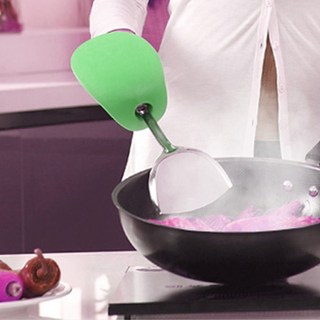 기름튀기기방패/기름튀김방지/뒤집게/앞치마/국자/, KC-미니-그린, 1개