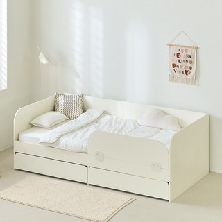 가드 증정 퍼니코 모모 수납 서랍 아기침대 프레임 SS (프레임만), 크림 화이트 (와이드형 가드 포함)EVENT