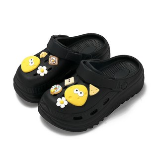 곰돌이샵 치즈파츠 포함 남녀공용 가벼운 EVA 클로그 샌들 슬리퍼