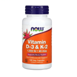 나우푸드 비타민D3 K2 베지 캡슐 120정, 1개