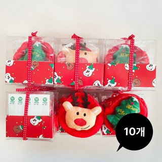 루돌트리 인형파우치 구디백 물약파우치 어린이집 유치원 크리스마스 단체선물 생일선물 답례품 10P, 1세트, 완제품
