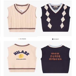 밀리밤 산본점 "24년 신상" 세일# 2가지 컬러# 어떤옷이라도 코디하기 좋은# 가을 겨울 활용하기 좋은# 공용 브이 스웨터 조끼