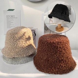 따뜻한 방한모 부클퍼 뽀글이 벙거지 버킷 겨울 패션