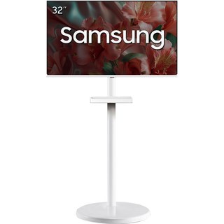 삼성 삼탠바이미 화이트에디션 M5 스마트TV 32인치 IPTV 이동식TV 패키지, 모니터(화이트) + 스탠드(화이트), 고객직접설치, 스탠드형, 80.1cm