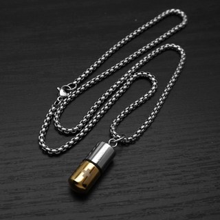 영아스토아 니트로글리세린 알약목걸이 심근경색 비상약 케이스, 골드