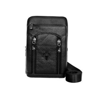 중년서류가방 오일지 소가죽 미니가죽가방 벨트백 허리가방