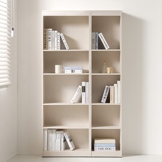 가이온 샤벳 5단 1000 책장 세트, 아이보리